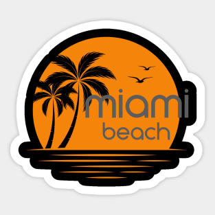 Miami Beach Sticker